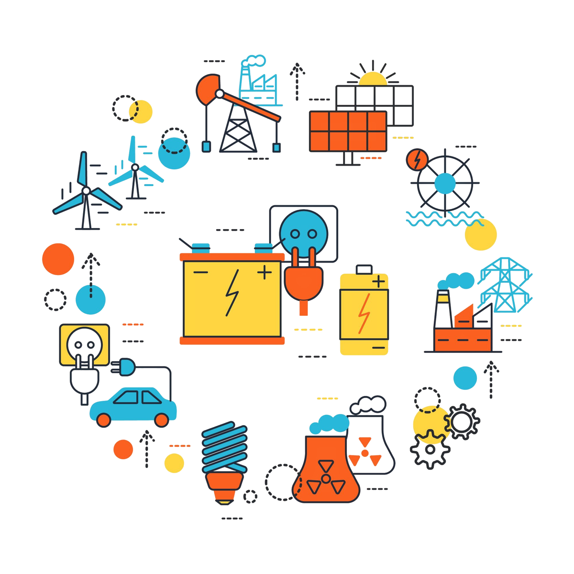 Energy resources icon